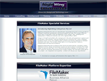 Tablet Screenshot of nightwingenterprises.com